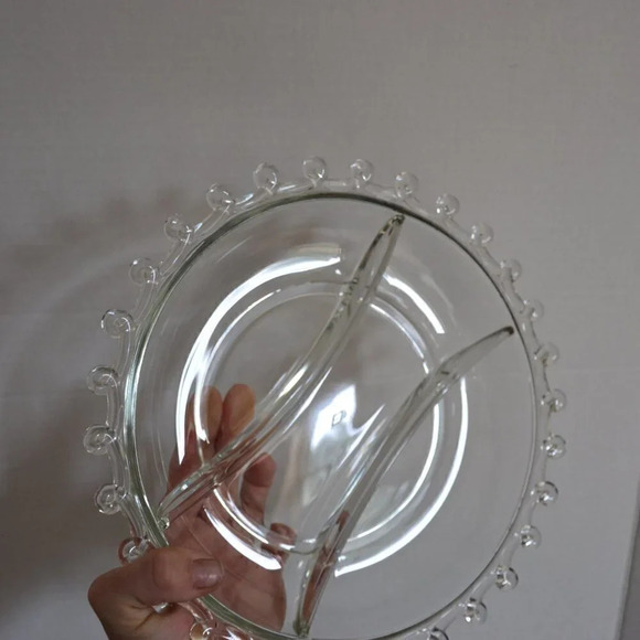Vtg Heisey Lariat Divided Dish - Picture 5 of 7